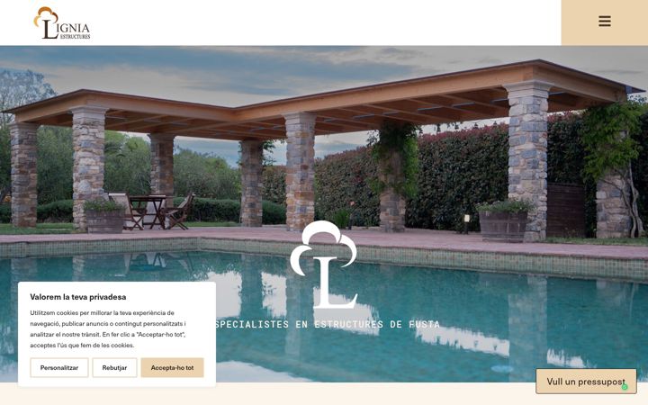 Screenshot of lignia.net