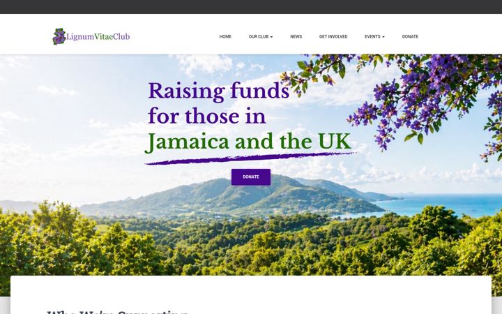 Screenshot of lignumvitaeclub.org.uk