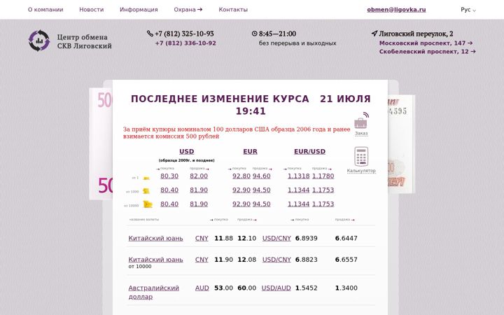 Screenshot von ligovka.ru