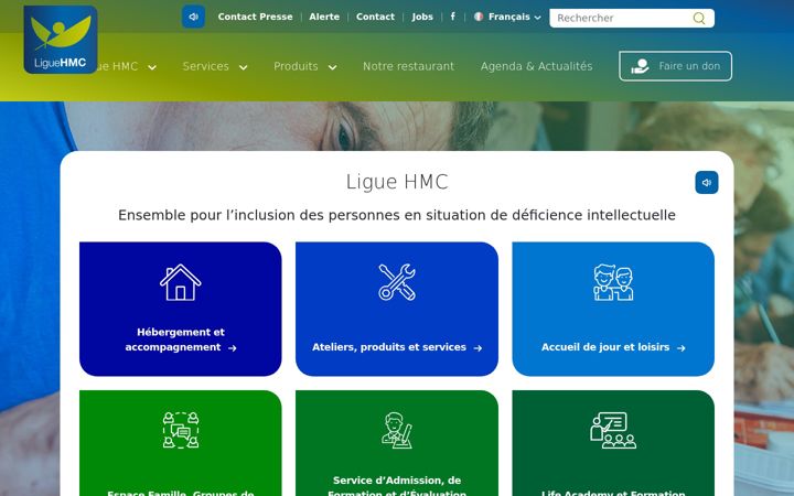 Screenshot of ligue-hmc.lu