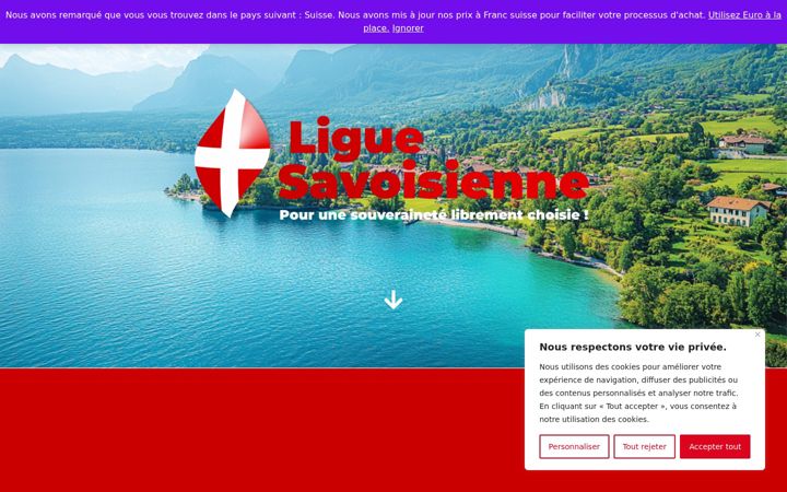 Screenshot of ligue-savoisienne.com