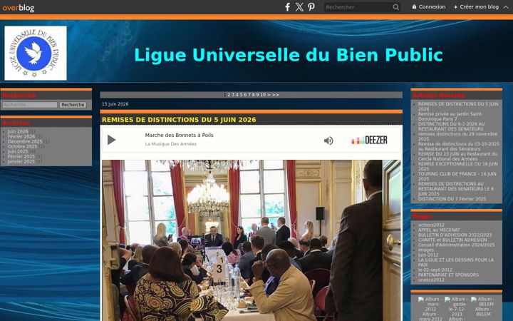 Screenshot of ligue-universelle-du-bien-public.com