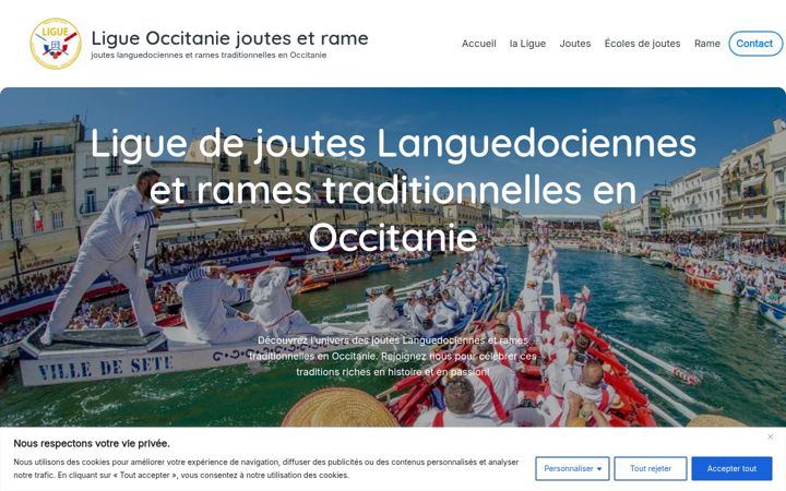 Screenshot of liguejoutesramesoccitanie.com