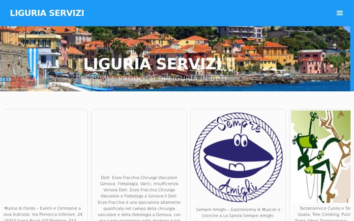 Screenshot of liguria-servizi.it
