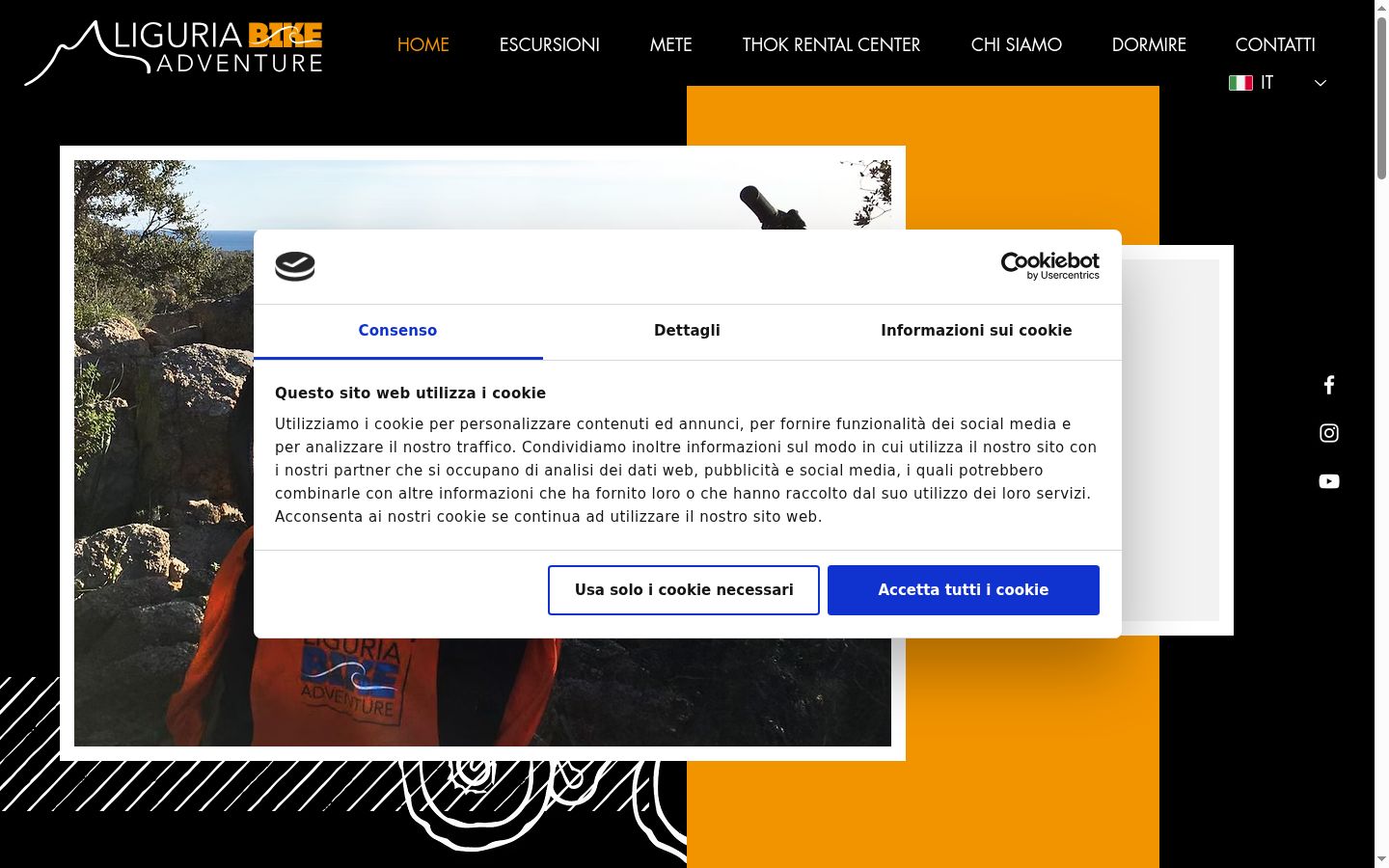Snímek obrazovky baneru souhlasu zobrazeného před jakoukoli interakcí