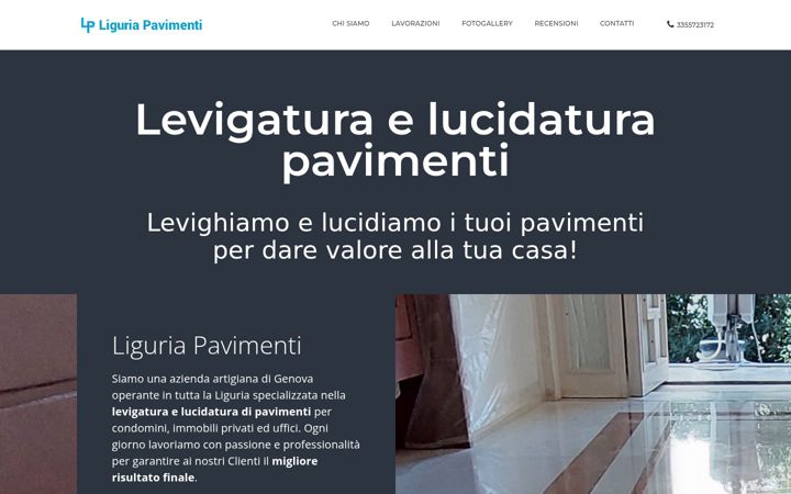 Screenshot of liguriapavimenti.it