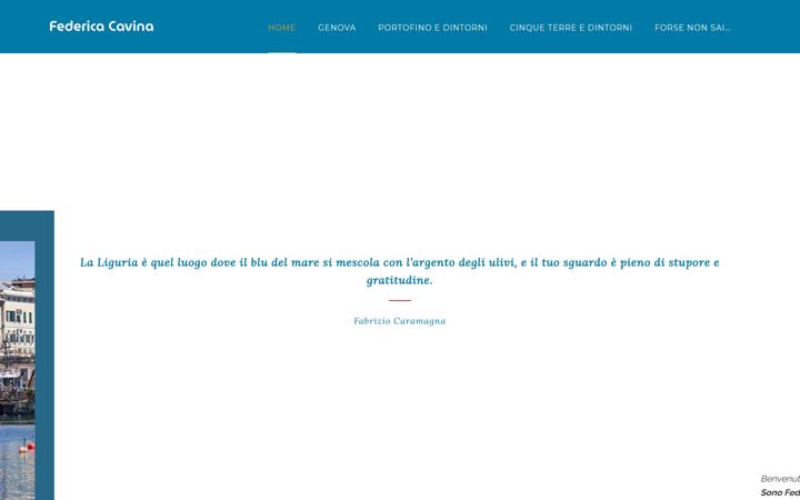 Screenshot of liguriatouring.com