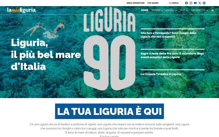 Screenshot of liguriatrade.com