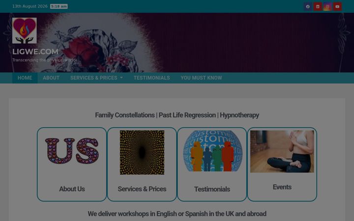 Screenshot of ligwe.com