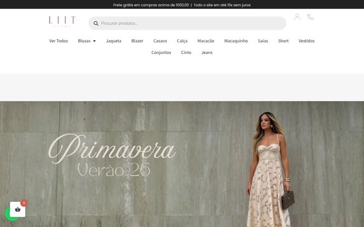 Screenshot of liitstore.com.br