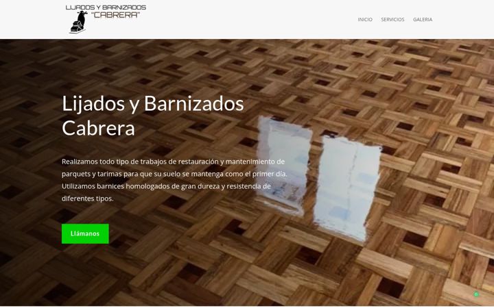Screenshot of lijadosybarnizadoscabrera.com