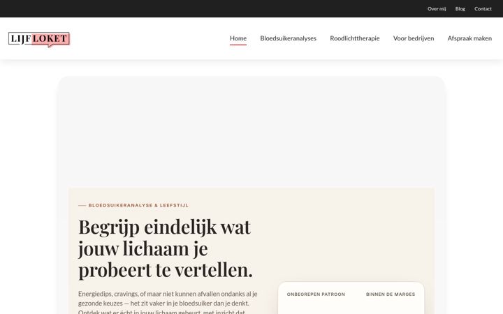 Screenshot of lijfloket.nl