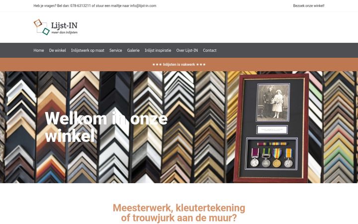 Screenshot of lijst-in.com