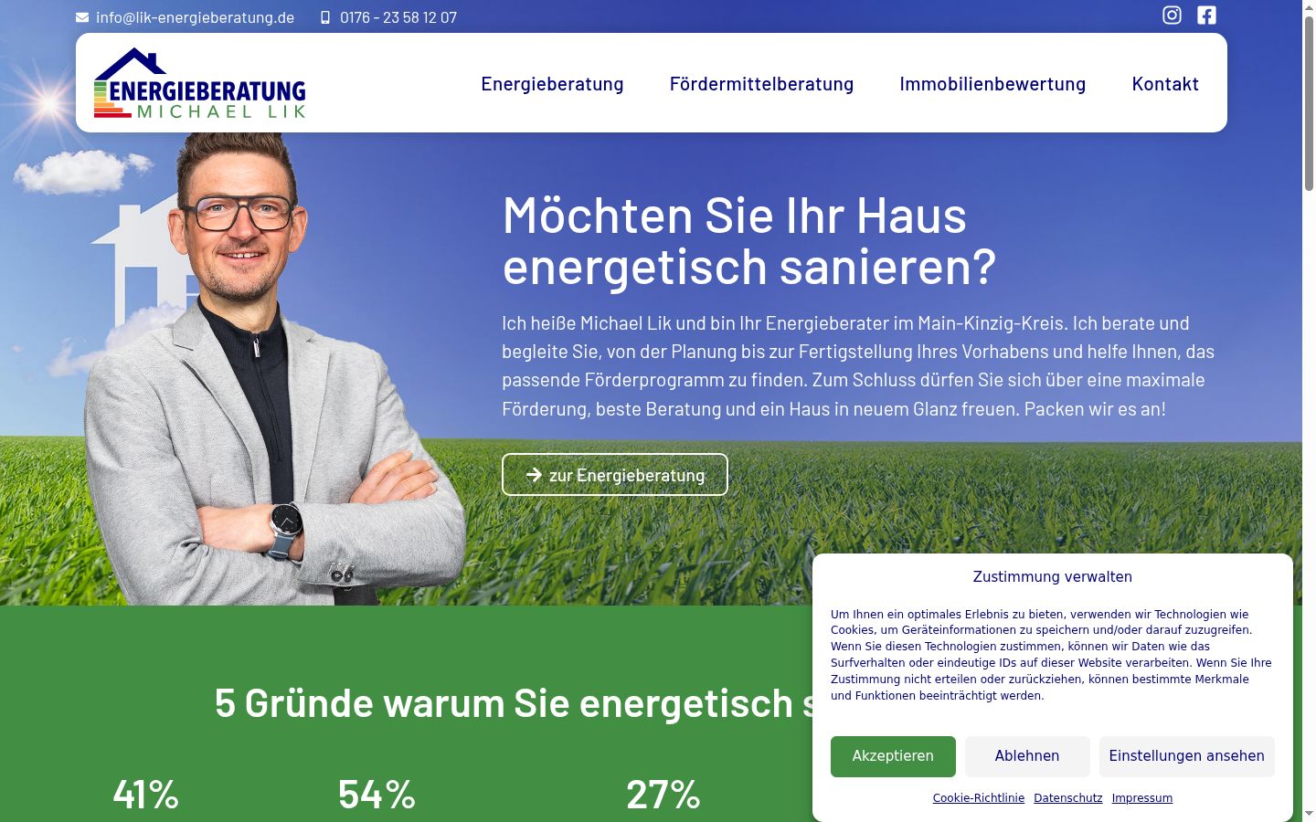 Screenshot van de toestemmingsbanner zoals getoond vóór enige interactie