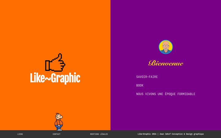 Screenshot of like-graphic.fr