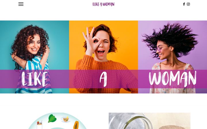 Screenshot of likeawoman.it