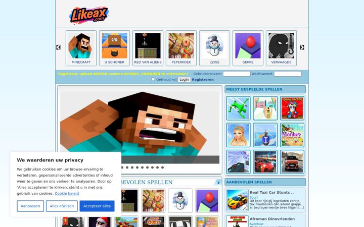 Screenshot of likeax.com