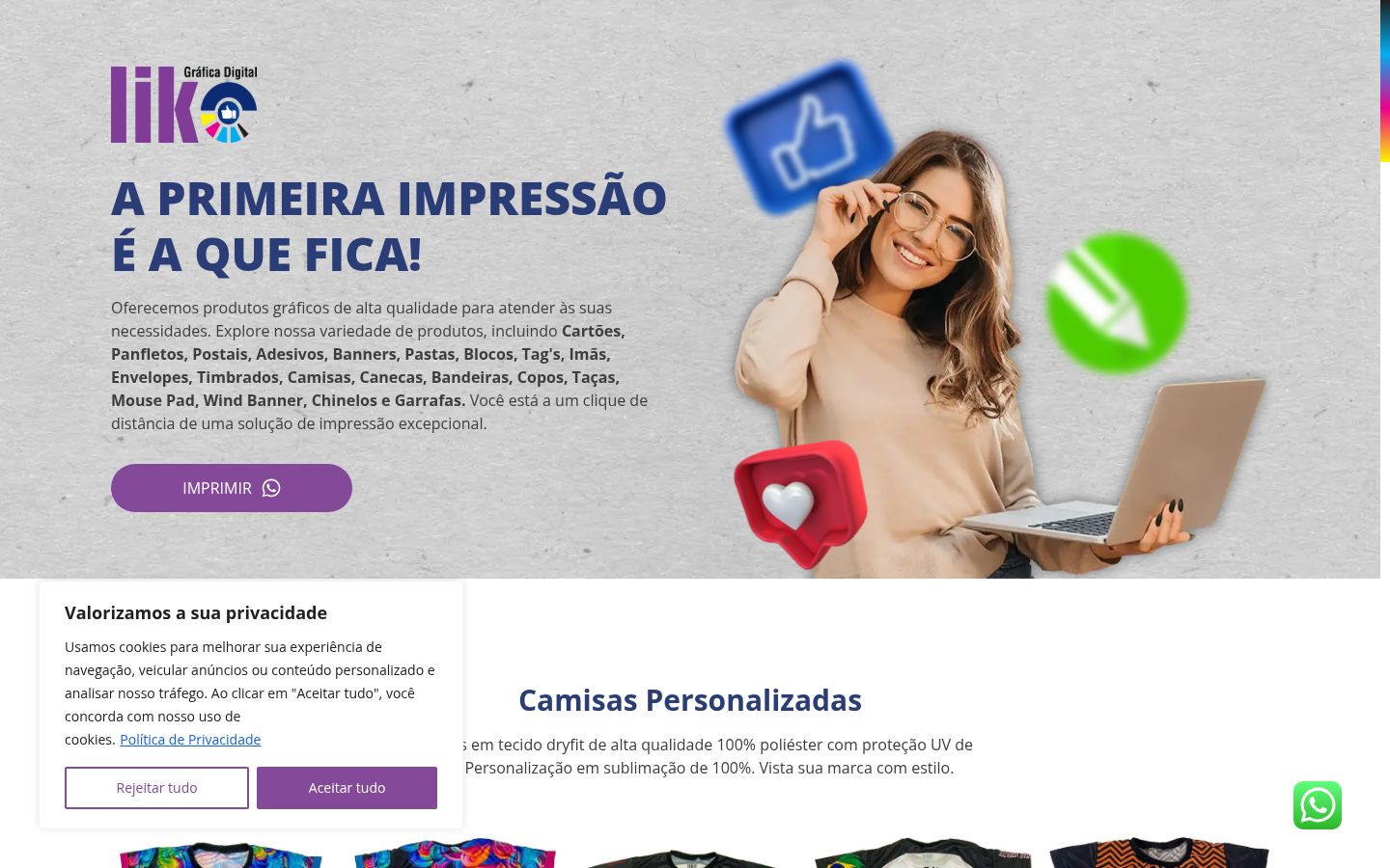 Screenshot tal-banner tal-kunsens muri qabel kwalunkwe interazzjoni