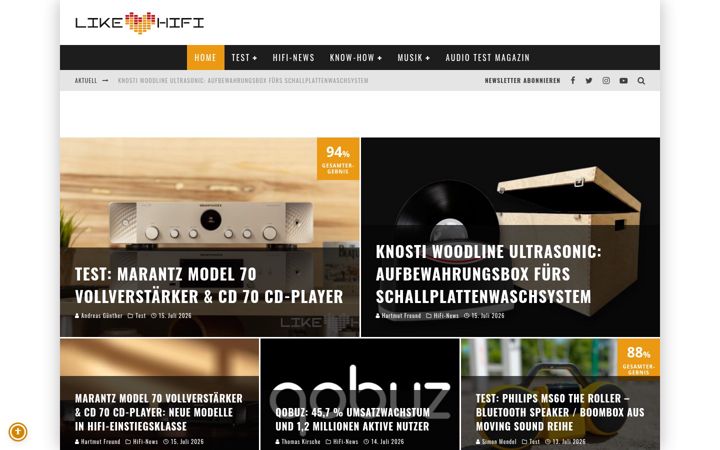 Screenshot του likehifi.de