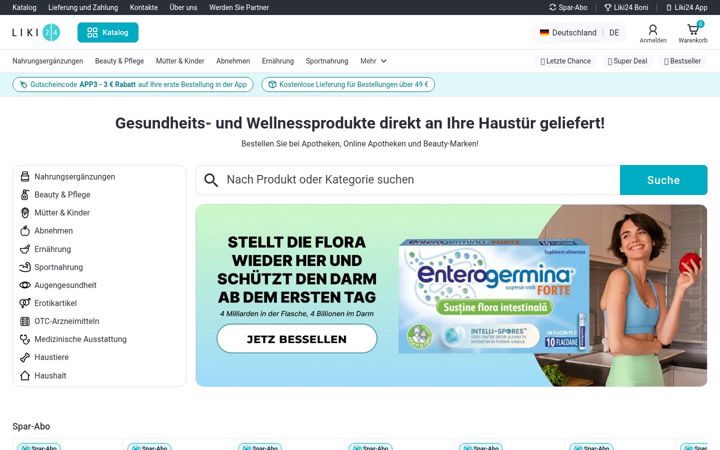 Screenshot of liki24.de