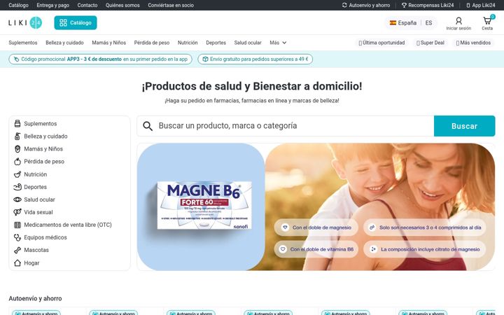 Screenshot of liki24.es