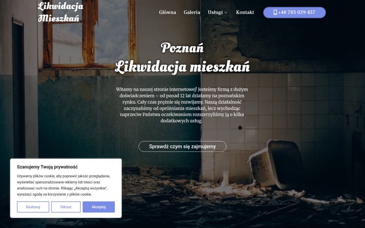 Screenshot of likwidujemymieszkania.pl