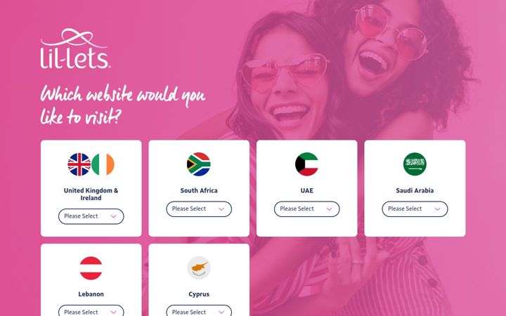 Screenshot of lil-lets.com