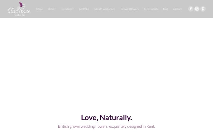Screenshot of lilac-and-lace.co.uk