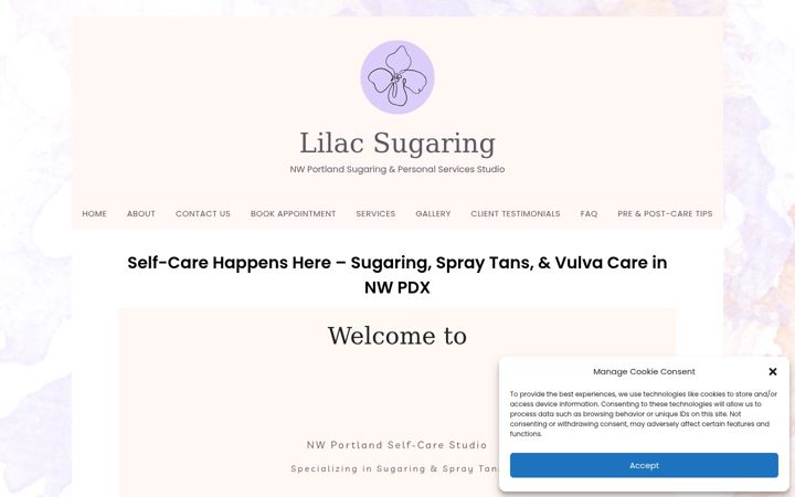 Screenshot of lilacsugaring.com