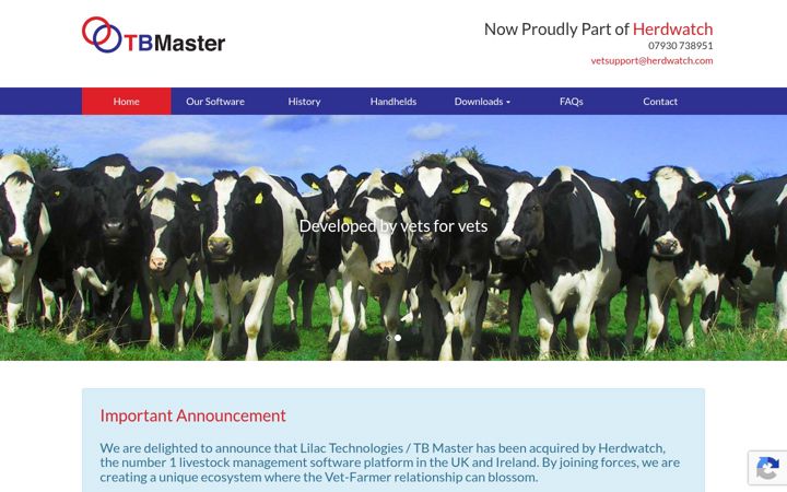 Screenshot of lilactechnology.co.uk