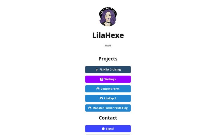 Screenshot of lilahexe.top