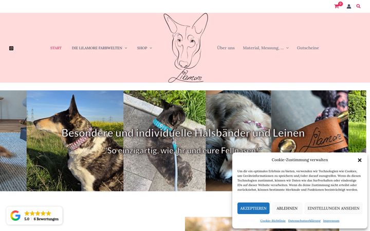 Screenshot of lilamore.com