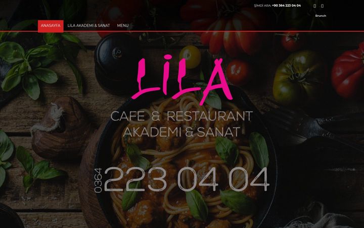 Screenshot of lilapasta.com