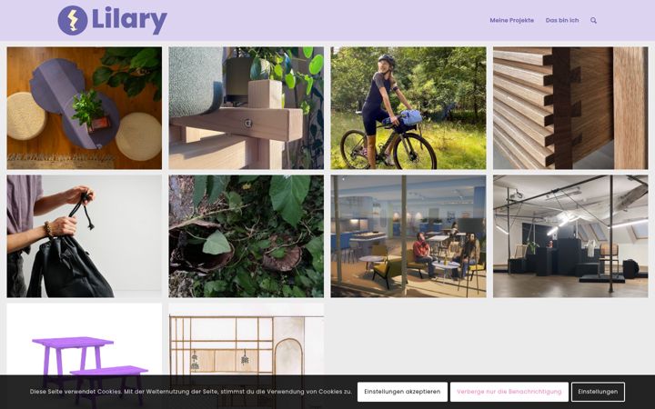 Screenshot of lilary.de