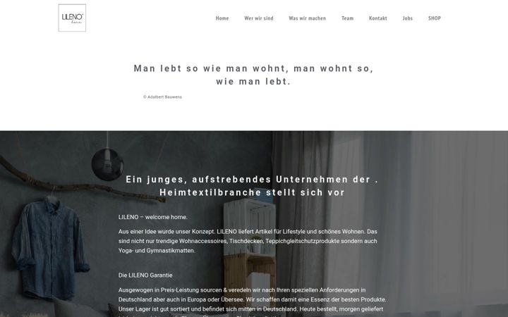Screenshot of lileno.de
