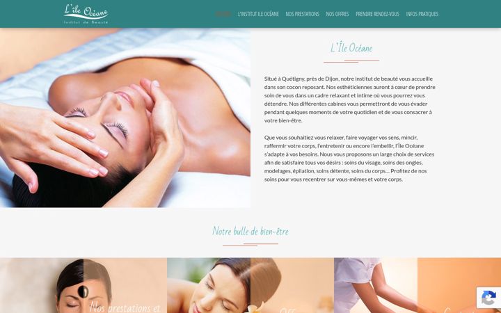 Screenshot of lileoceane.fr