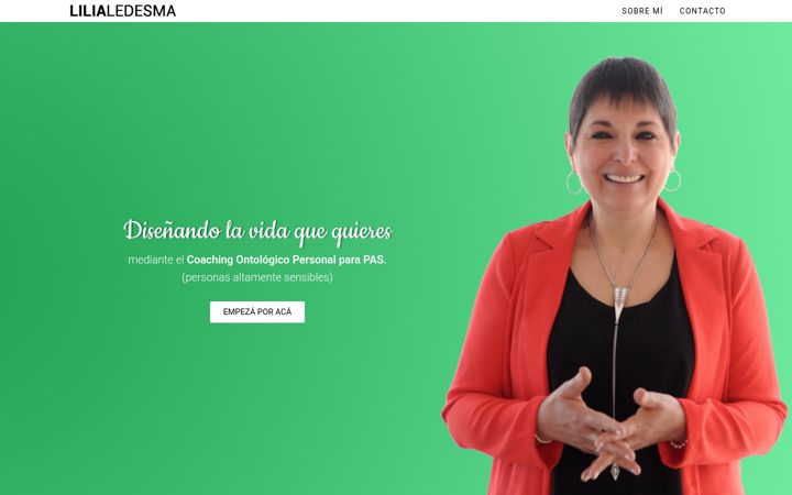 Screenshot of lilialedesma.com