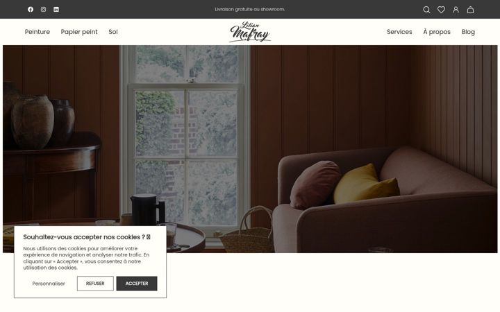 Screenshot of lilian-mafray.com