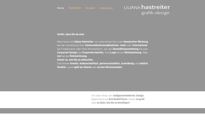 Screenshot of liliana-hastreiter.de