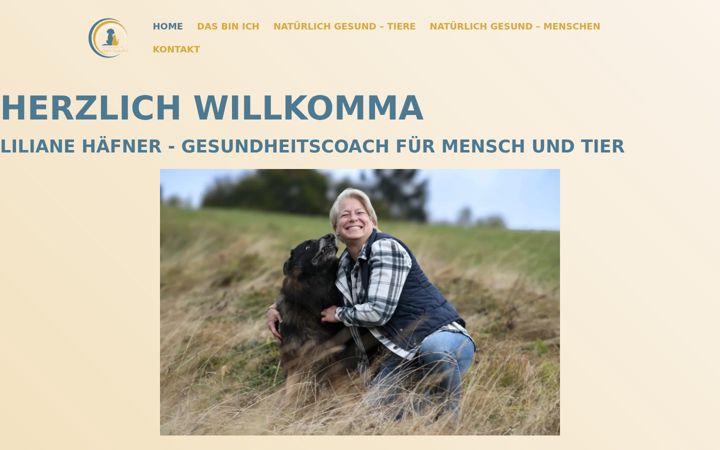 Screenshot of lilianehaefner.ch