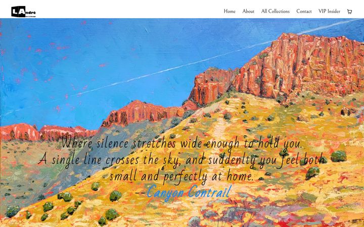 Screenshot of lilibethandre.com