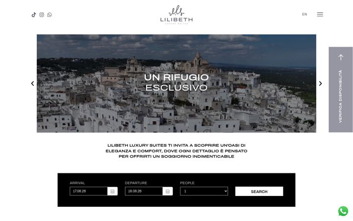 Screenshot of lilibethluxurysuites.it