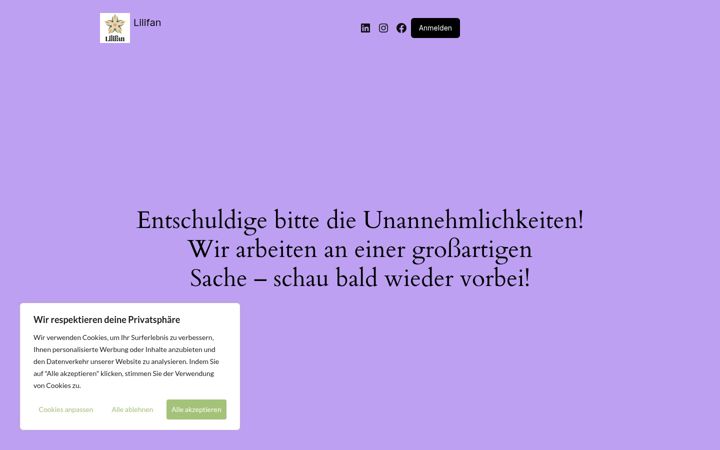 Screenshot of lilifan.de