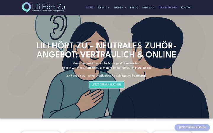 Screenshot of lilihoertzu.de