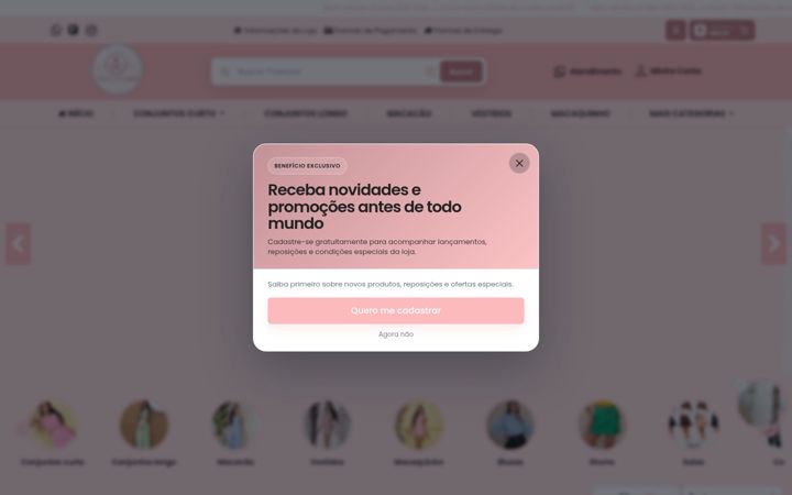 Screenshot of lilikakids.com.br