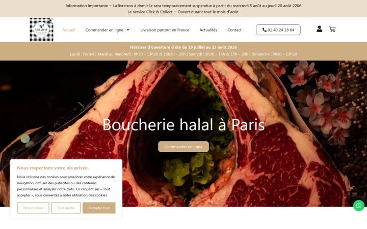 Screenshot of liliraf.fr