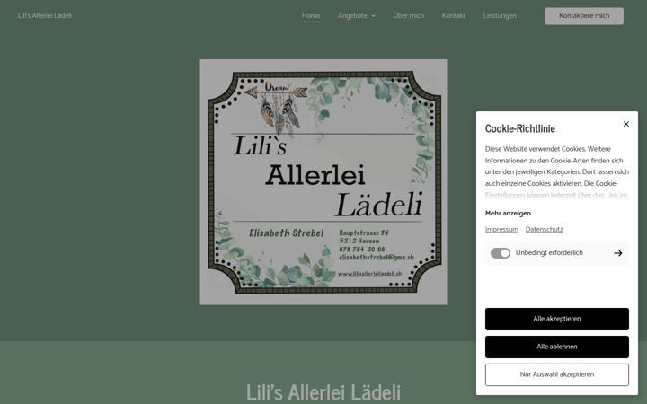 Screenshot of lilisallerleilaedeli.ch
