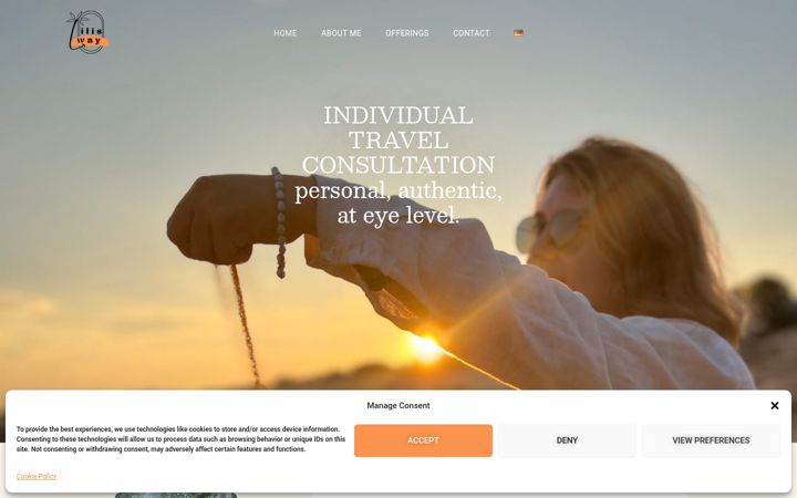 Screenshot of lilisway.com