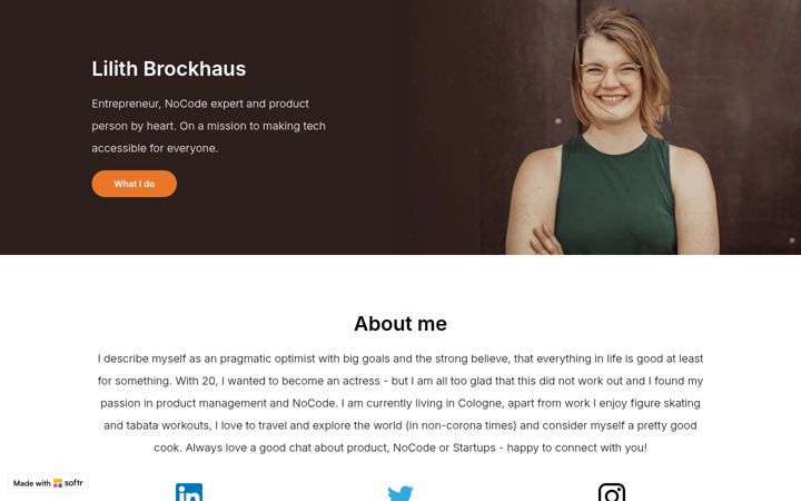 Screenshot of lilithbrockhaus.de