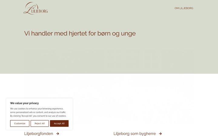Screenshot of liljeborg.org